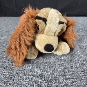 Disney Store Lady and the Tramp Lady Dog Floppy Stuffed Animal Plush 12"